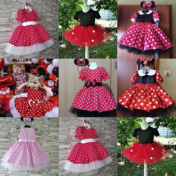 Плаття Мінні Маус для дівчинки святкові на день народження, подарунок