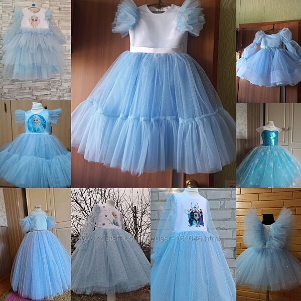 Эльза та Анна нарядні плаття різні моделі