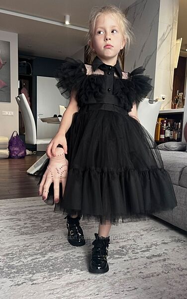 Сукні в стилі Венздей для дівчинки на свято день народження подарунок