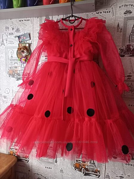 Сукня леді баг  святкова  сукня  на подарунок день народження 