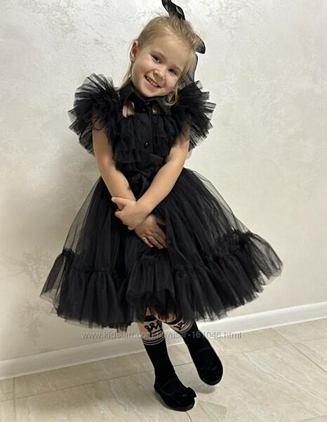 Сукня в стилі Венздей  для дівчинки на свята день народження подарунок 