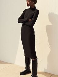 Трикотажное платье сукня плаття с воротом водолазка