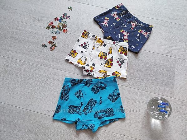 Набір трусиків від 2 до 11 років. з 3 шт. на хлопчика арт 13