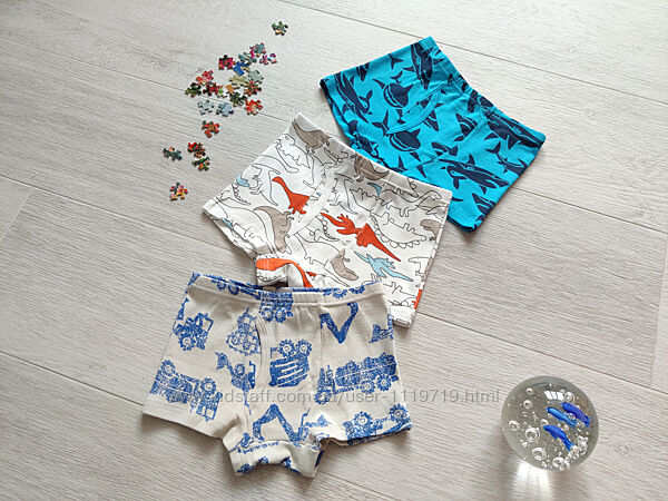 Набір трусиків від 2 до 11 років. з 3 шт. на хлопчика арт 05