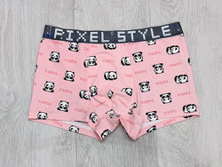 Чоловічі труси Pixel Style з малюнком панда