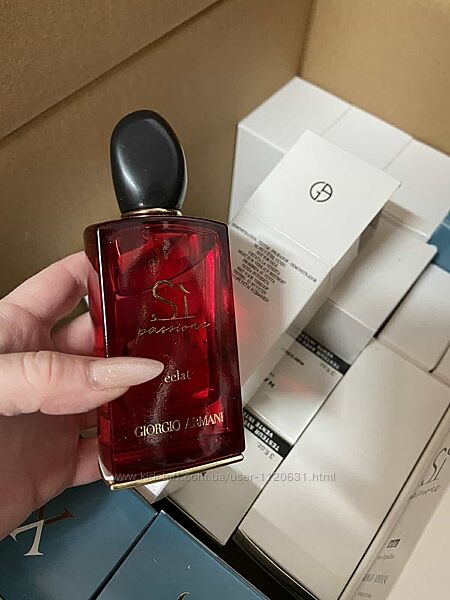 Giorgio armani si passione eclat парфюмированная вода 100 мл