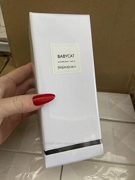 Духи унисекс yves saint laurent babycat accord daim - vanille 125 мл
