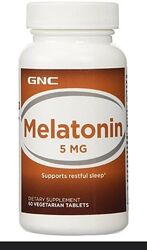 Мелатонін 5 мг 90 таблеток. Виробництво ЗША GNC