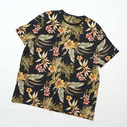 Футболка хлопковая мужская в цветочный принт, TU, хлопок.