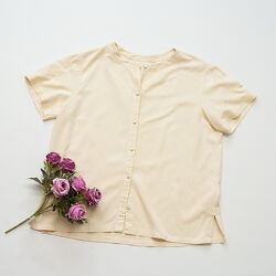 Блуза шелковая, рубашка, Love naturelle, шелк.