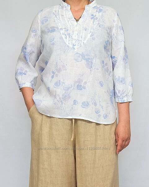 Блуза льняная, туника Marks & Spencer, лен.