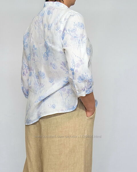 Блуза льняная, рубашка Marks & Spencer, лен.