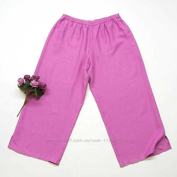 Брюки льняные, широкие штаны Kanbas, лен.