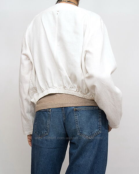 Бомбер льняной, Signature Experience, лен в составе.