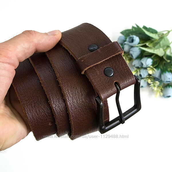 Ремень кожаный пояс, натуральная кожа.