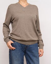 Джемпер шерстяной Marks & Spencer, мериносовая шерсть, шелк.