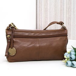 Сумка кожаная, кроссбоди, Emmy Wieleman, натуральная кожа.