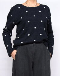 Джемпер серый в горох, Logg H&M.
