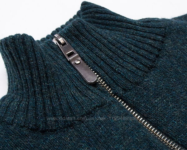 Свитер шерстяной ворот на молнии, Marks & Spencer, шерсть.