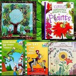 книги про Рослини, Ліс, Дерева, дитячі книги англійською, детские книжки