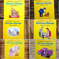 Серія Curious George, книги на английском, дитячі книги англійською, класика