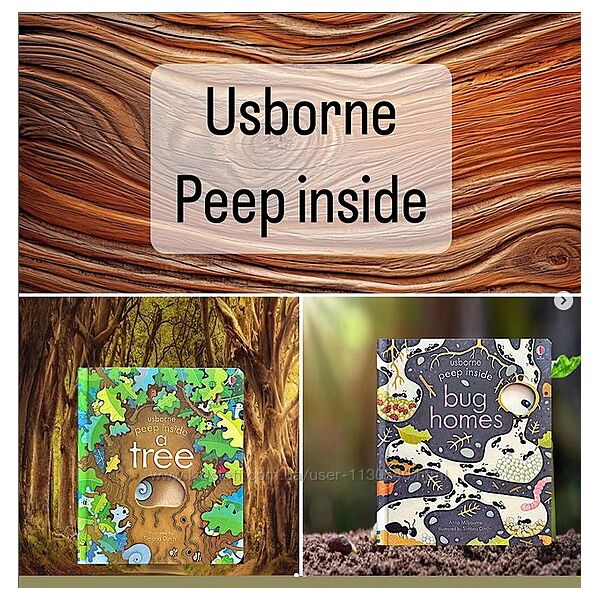 Usborne Peep inside, книжка з віконцями, дитячі книги англійською