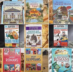 Дитячі книги англійською з Історії, енциклопедія, английский, детские книги