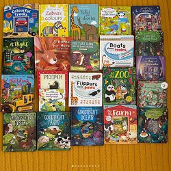 Дитячі книги з Вирубками англійською вік 0-3, детские книги на английском 