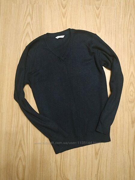 Полушерстяной теплый свитер Marks&Spencer на рост 175