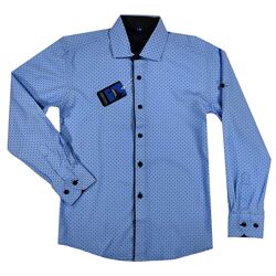 Сорочка трансформер приталена для хлопчиків 30/128 Польща