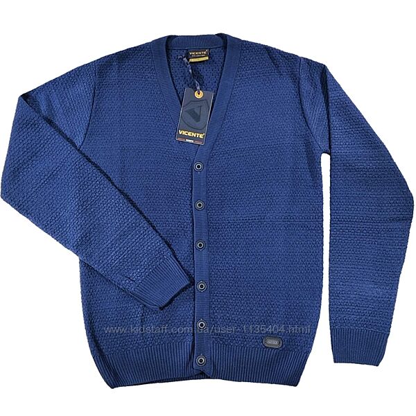 Вязаний кардиган напіввовняний для юніорів 170/176 Туреччина