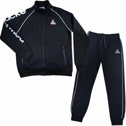 Костюм чоловічій зимовий утепленний на флісе чорний M, XL