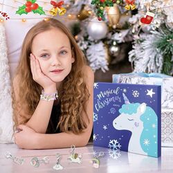 Адвент календар браслети з підвісками Єдиноріг