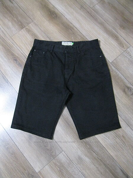 Черные джинсовые шорты NEXT w34