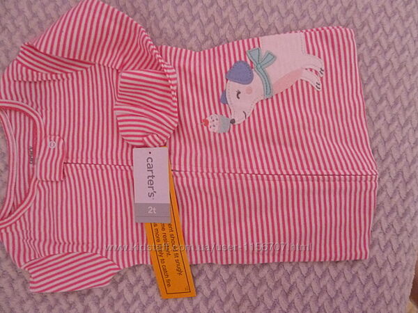 Чоловічок Картерс 2Т сліп ромпер Carters -2роки бавовна, хлопок