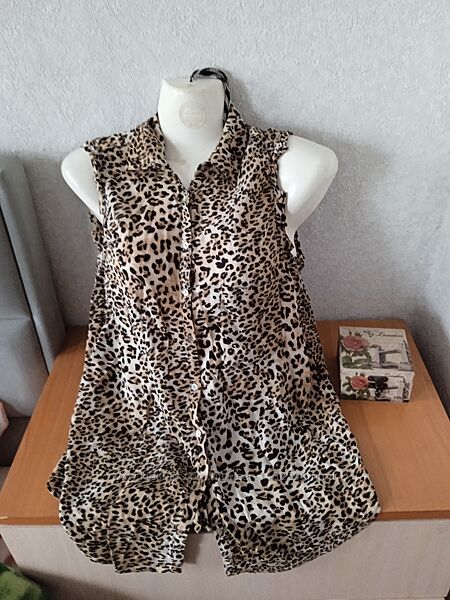 Леопардова блузка Zara 