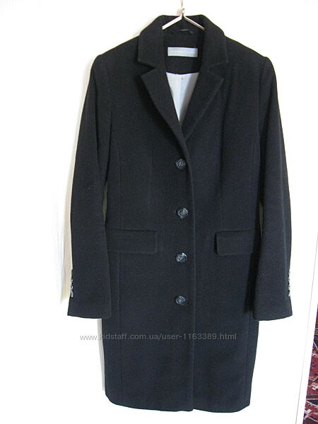 Пальто женское, классика, черное. Размер 36. Чехия.