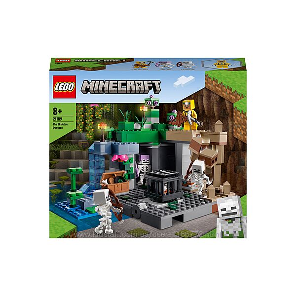 Конструктор LEGO Minecraft 21189 Підземелля скелетів