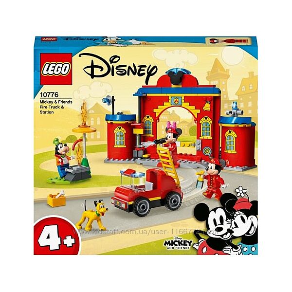 Конструктор LEGO Disney 10776 Пожарная часть и машина Микки и его друзей