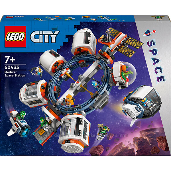 Конструктор LEGO City 60433 Модульна космічна станція