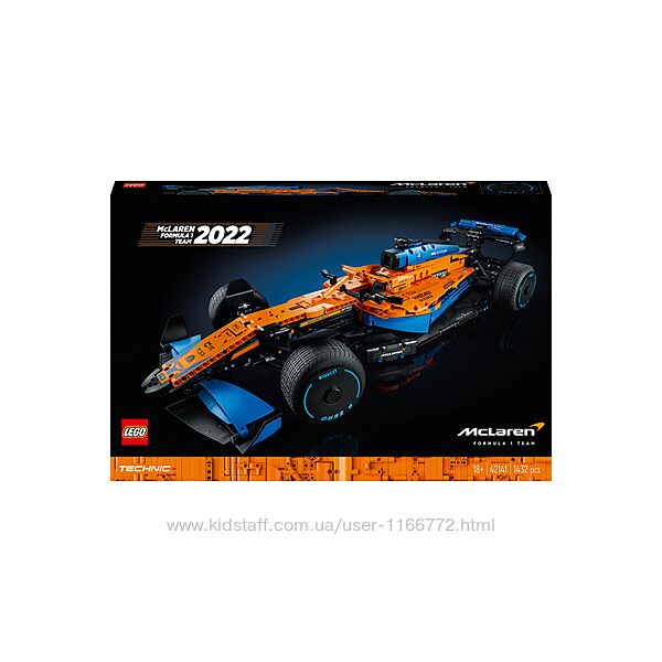Конструктор LEGO Technic 42141 Гоночний автомобіль McLaren Formula 1