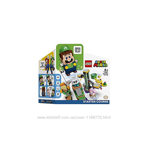 Конструктор LEGO Super Mario 71387 Приключения с Луиджи.