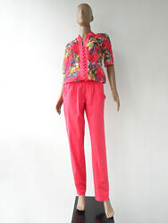 Рожевий комбінезон з кольоровим кружевом 44-46 розмір 38-40 євророзміри