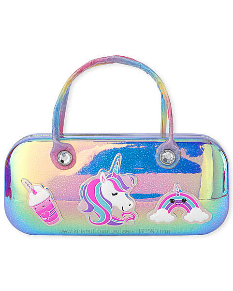 Childrens place новая сумочка Единорог футляр для очков для принцессы