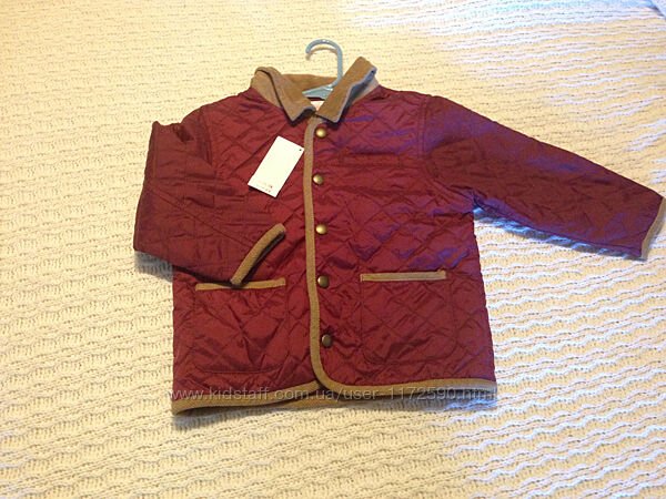 Новая стеганая курточка Gymboree для мальчика 2 3 года Джимбори реглан