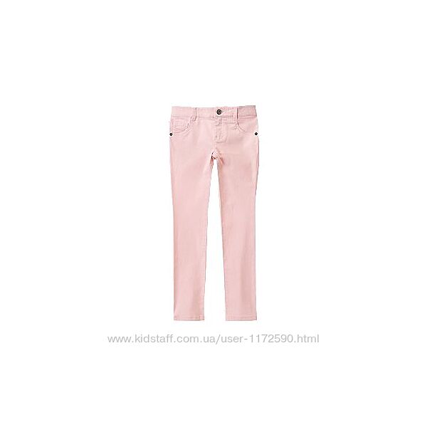 Новые джинсы брюки Crazy 8 очень красивый розовый цвет на 5 6 7 лет мягкие