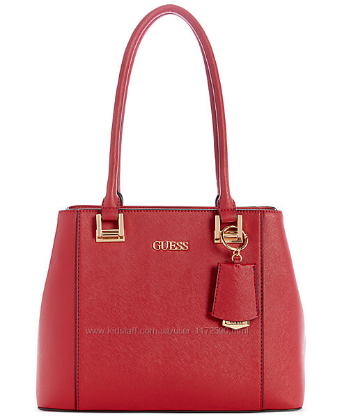 Новая сумка Guess красного цвета среднего размера золотая фурнитура GUESS