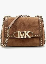 Сумка замш шкіра Michael Kors Parker Medium Studded Leather Crossbody Bag