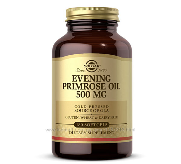Solgar Evening Primrose Oil 500 mg  масло вечерней примулы