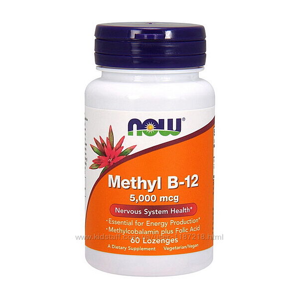Methyl B-12 5000 mcg NOW витамины